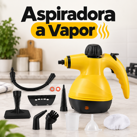 Limpiador a Vapor Clean Pro — Elimina la Suciedad Difícil con Vapor Caliente